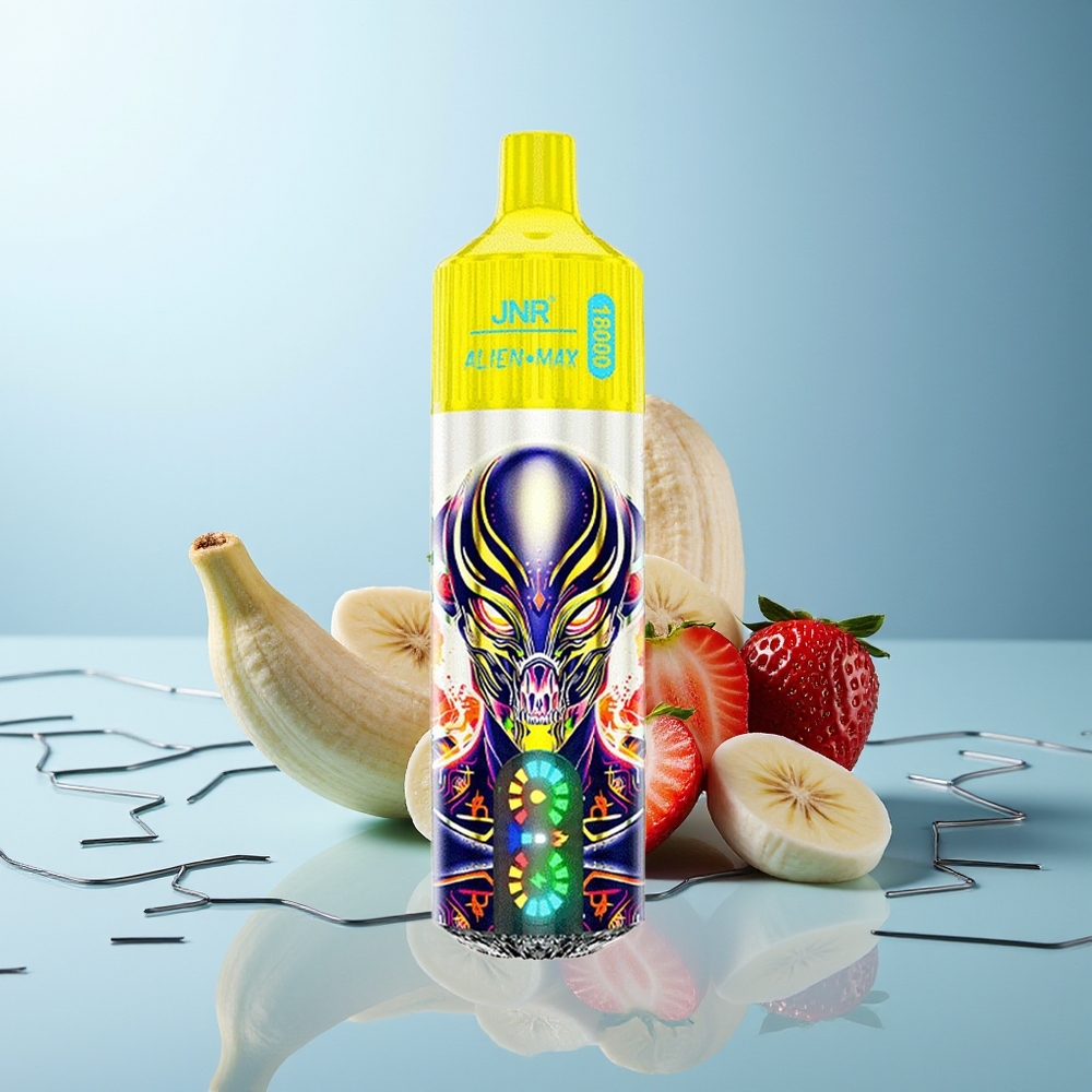 JNR Alien Max 18000 Pufi Jagoda Banana Dual Mesh Coil