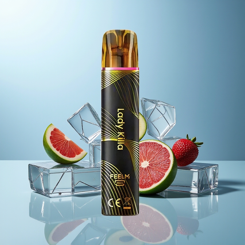 JNR BlackGolden 800 Lady Killa ČrnoZlato Dispozabilni Vape
