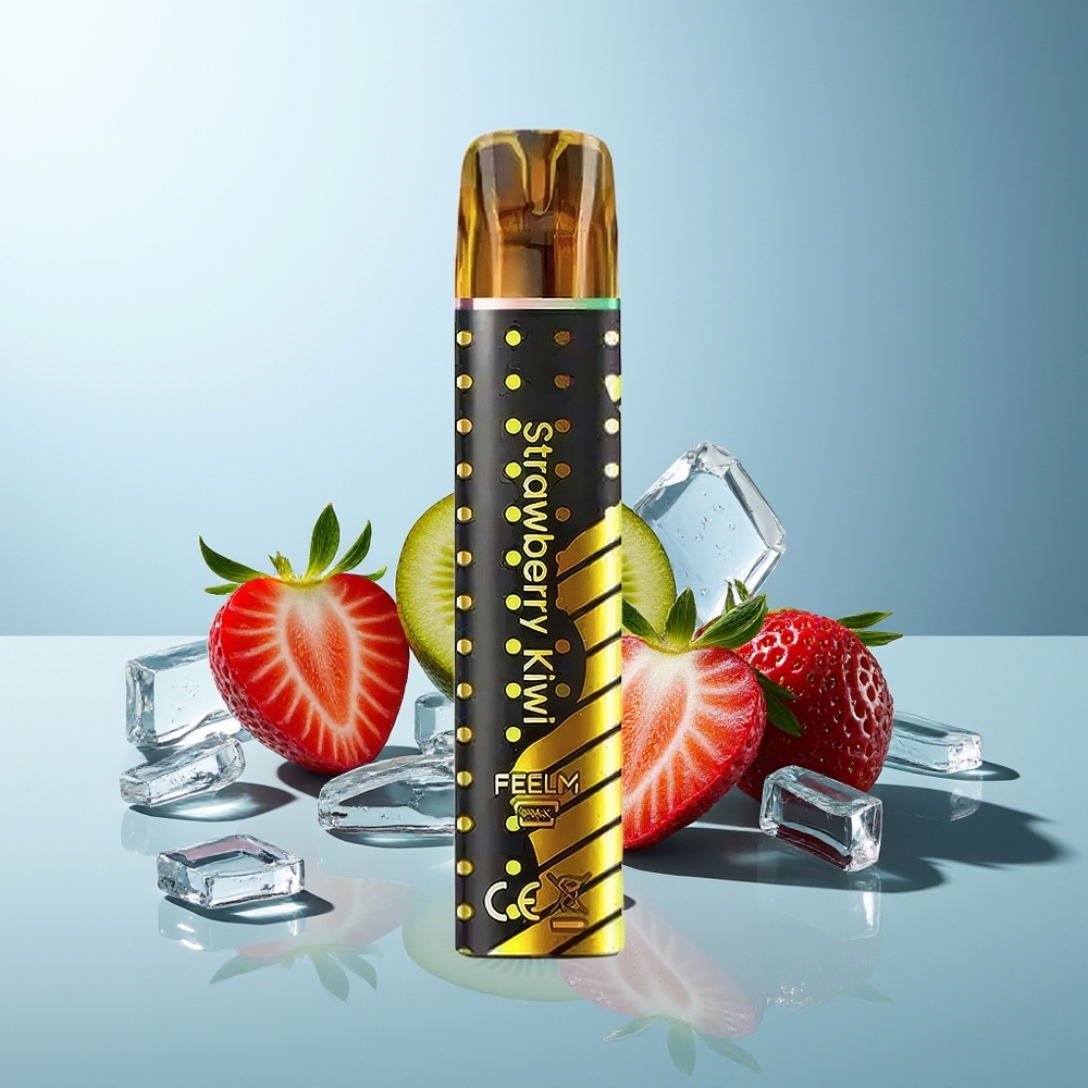 JNR BlackGolden 800 Puffov Dispozabilni Vape Jagoda Kivi 550mAh