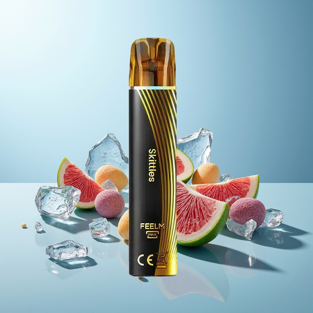 JNR BlackGolden 800 Pufov Dispozabilna Vape Skittles 2 Nikotina
