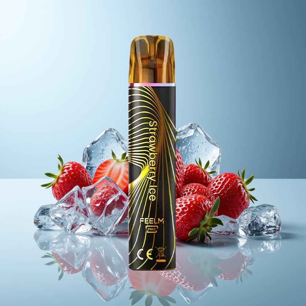 JNR BlackGolden 800 potegov Dispozabilni Vape Jagoda Led