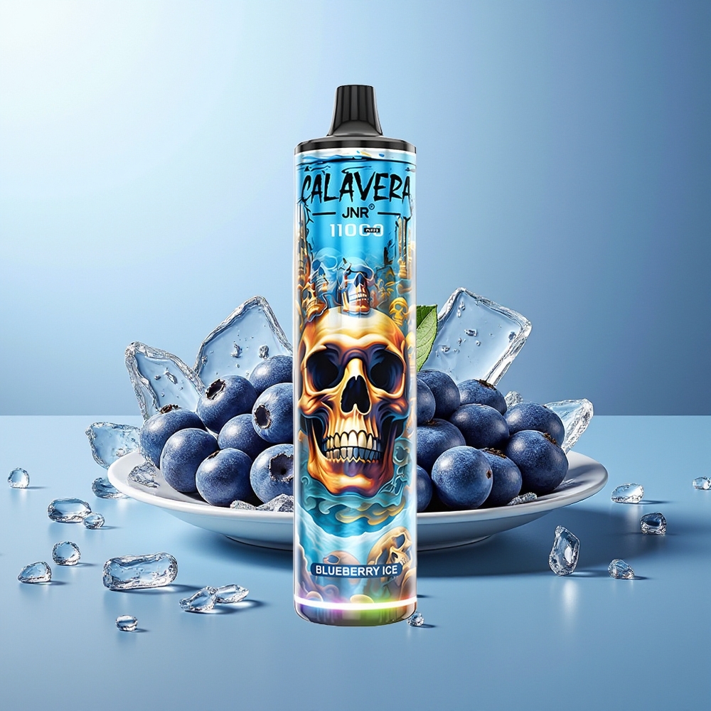 JNR Calavera 11000 Pufov Dispozabilni Vape Borovnica Led + 850 mAh