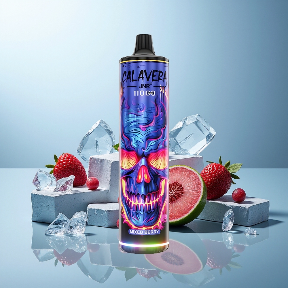JNR Calavera 11000 Pufov Dispozabilni Vape Mešane Jagode 850 mAh