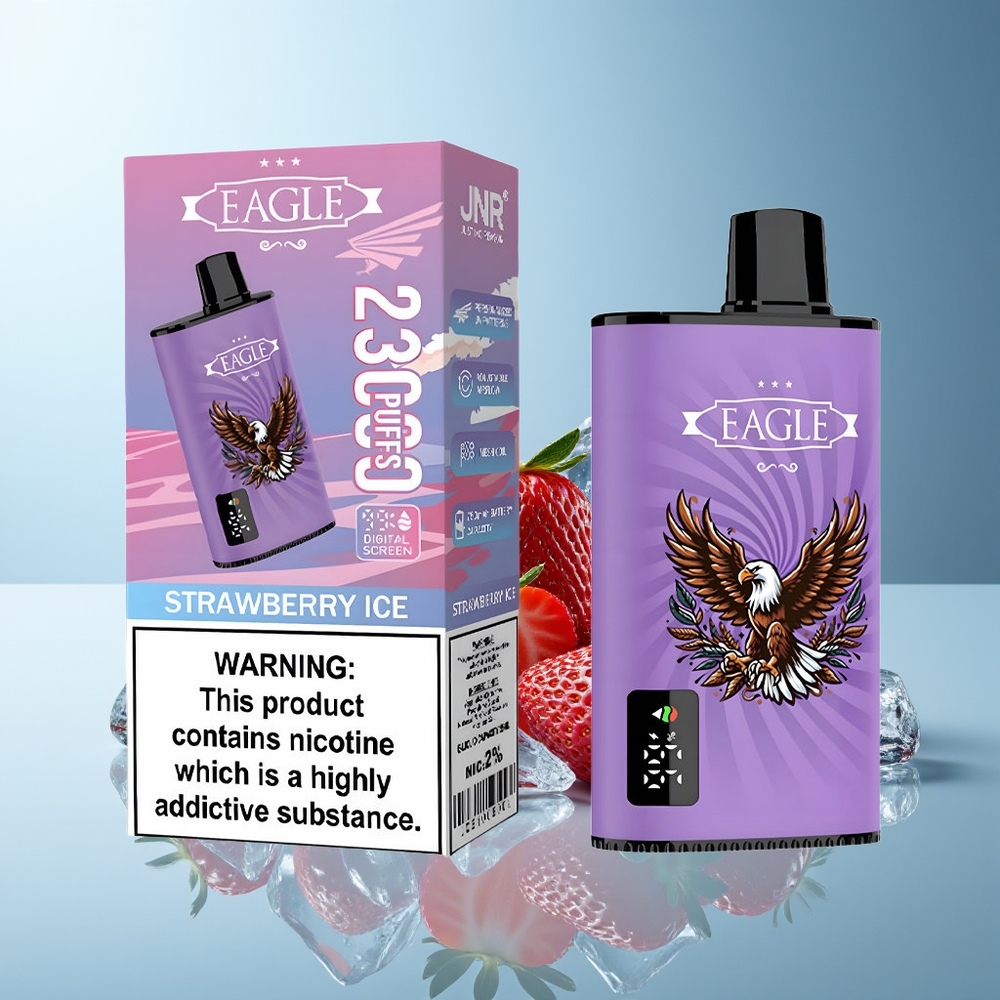 JNR EAGLE Smart 23000 Povžki Enkratna Vape Jagodni Led 25ml