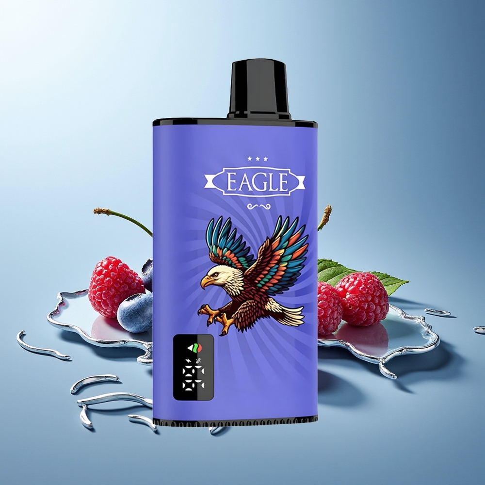 JNR EAGLE Smart 23000 Puffov Borovnica Malina Češnja Digitalni Zaslon