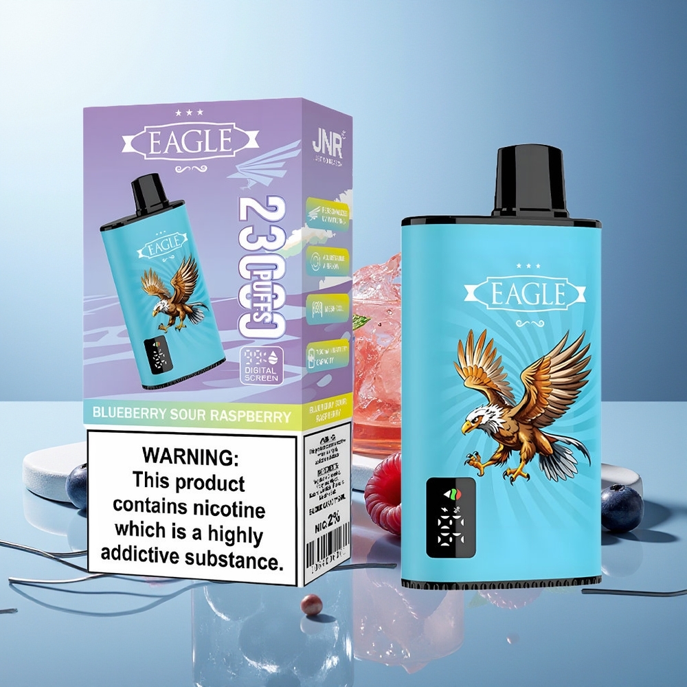 JNR EAGLE Smart 23000 Pufi Borovnica Kisla Malina 25ml