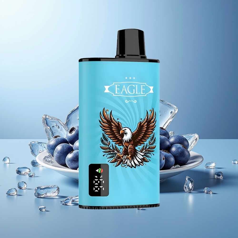 JNR EAGLE Smart 23000 Pufi Borovnica Led Dispozabilni Vape z Digitalnim zaslonom