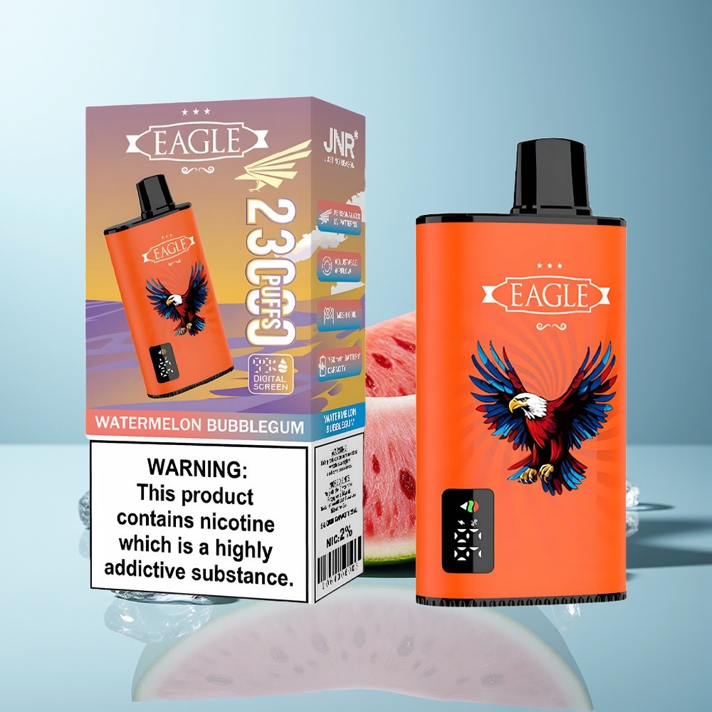JNR EAGLE Smart 23000 Pufi Dispozabilna Vapa Lubenica Balončki + Digitalni Zaslon