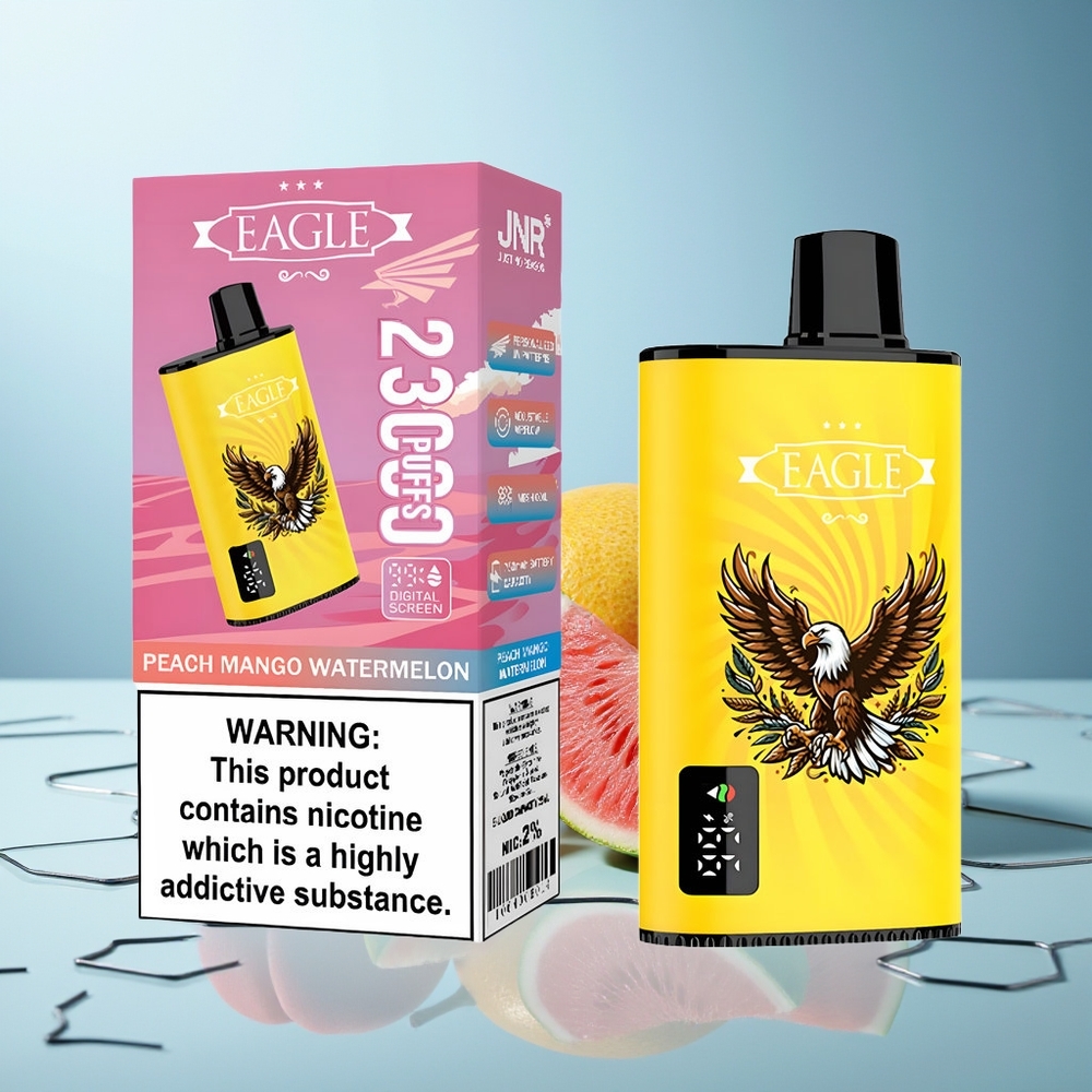 JNR EAGLE Smart 23000 Pufi Dispozabilni Vape Breskeva Mango Lubenica 25ml