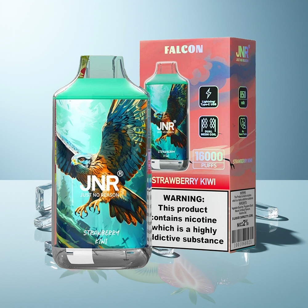 JNR Falcon 16000 Pih Kombinacija Jagoda Kivi 850 mAh