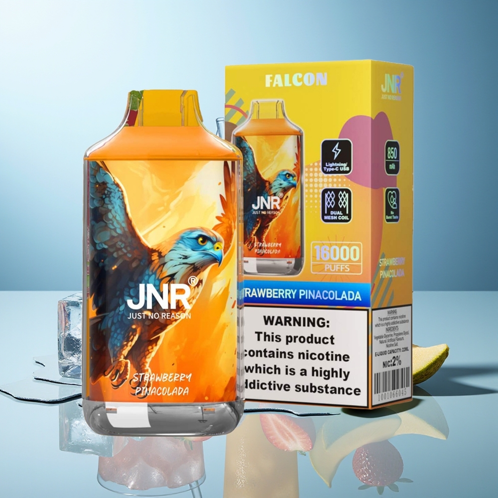 JNR Falcon 16000 Pufi Dispozabilni Vape Jagoda Pina Colada 850 mAh