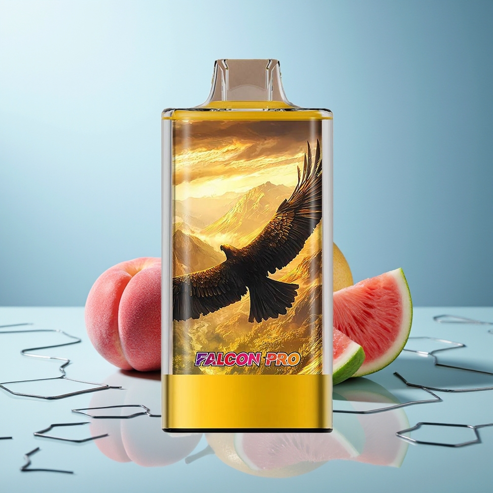 JNR Falcon Pro 28000 Dispozabilni Vape Breskeva Mango Lubenica Dual Mesh Coil