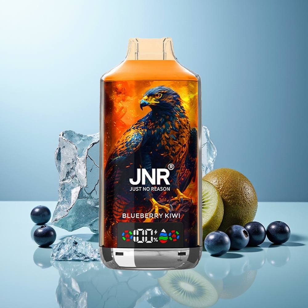 JNR Falcon X 18000 Pofov Borovnica Kivi Digitalni Prikaz