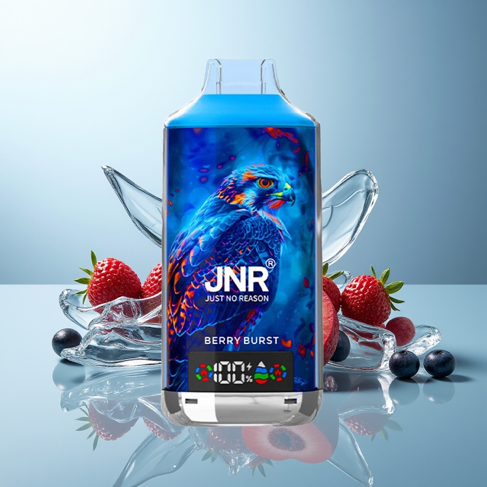 JNR Falcon X 18000 Puffs Jagodni Izbruh Digital Display