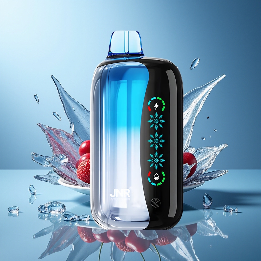 JNR Flex Ice 21000 Puffov Dispozabilni Vape Modra Češnjeva Eksplozija Nastavljiv Zrak