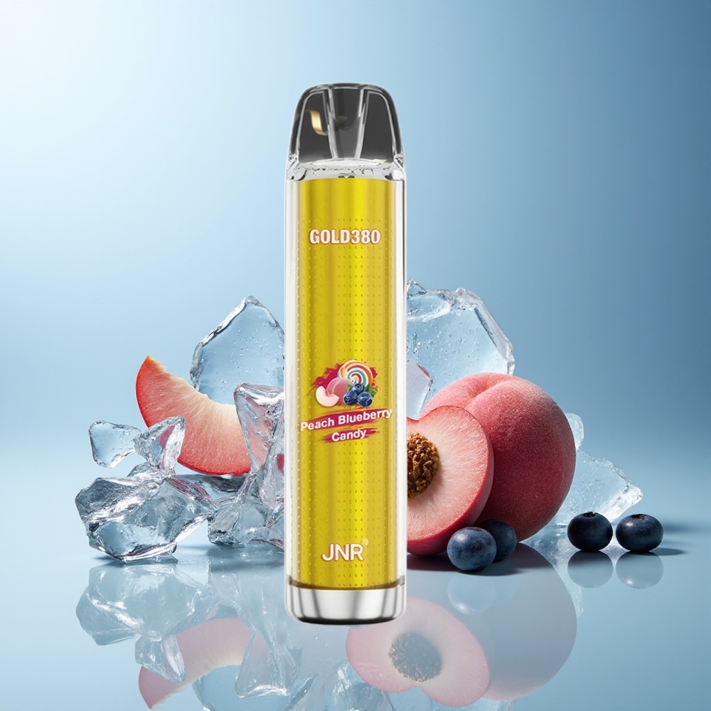 JNR Glod380 6000 Povzetki Dispozabilni Vape Breskeva Borovnica 10ohm