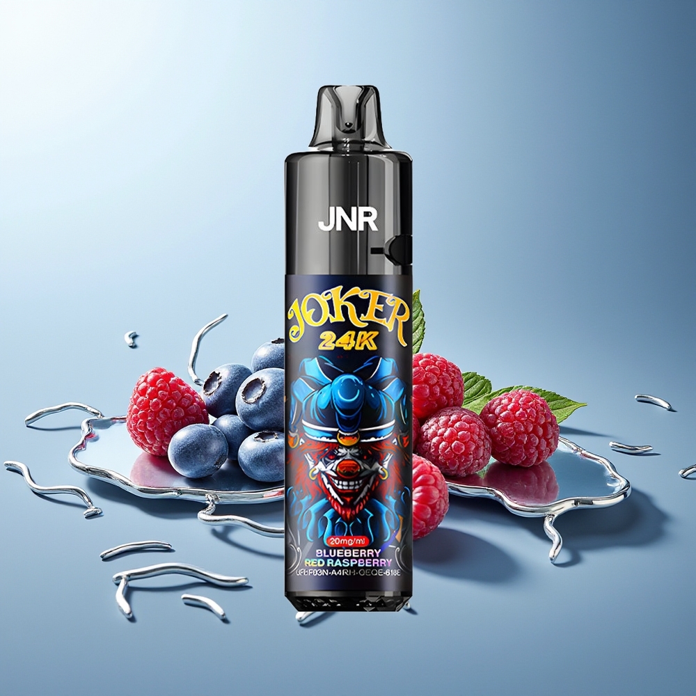 JNR Joker 24000 Puf Dispozabilni Vape Borovnica Rdeči Malina 2 Nikotin