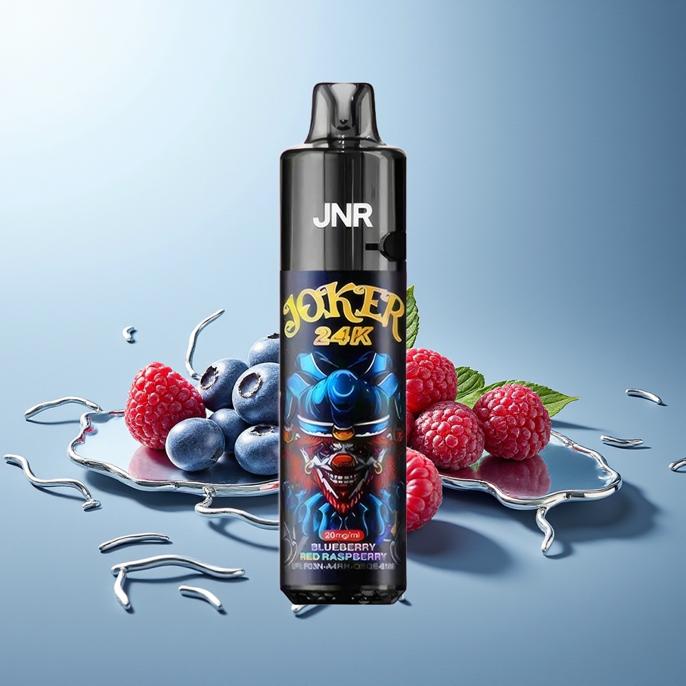 JNR Joker 24000 Puf Dispozabilni Vape Borovnica Rdeči Malina 2 Nikotin
