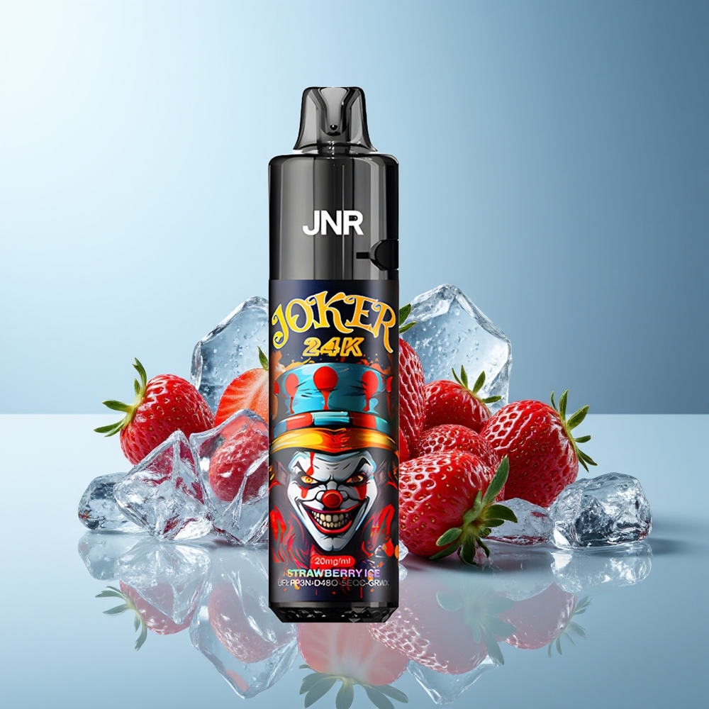 JNR Joker 24000 Puffs Dispozabilni Vape Jagoda Led + 2 Nikotin
