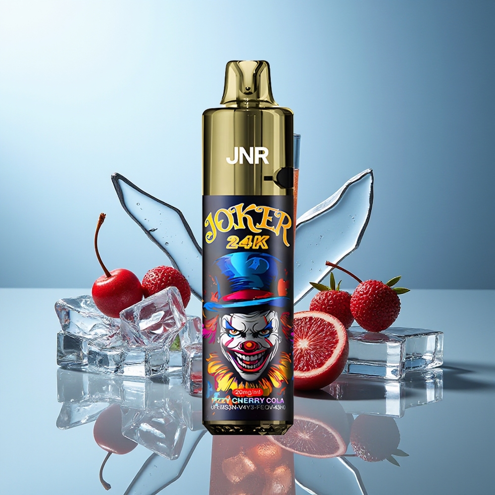JNR Joker 24000 Puffs Fizzy Češnjeva Kola 2 Nikotina