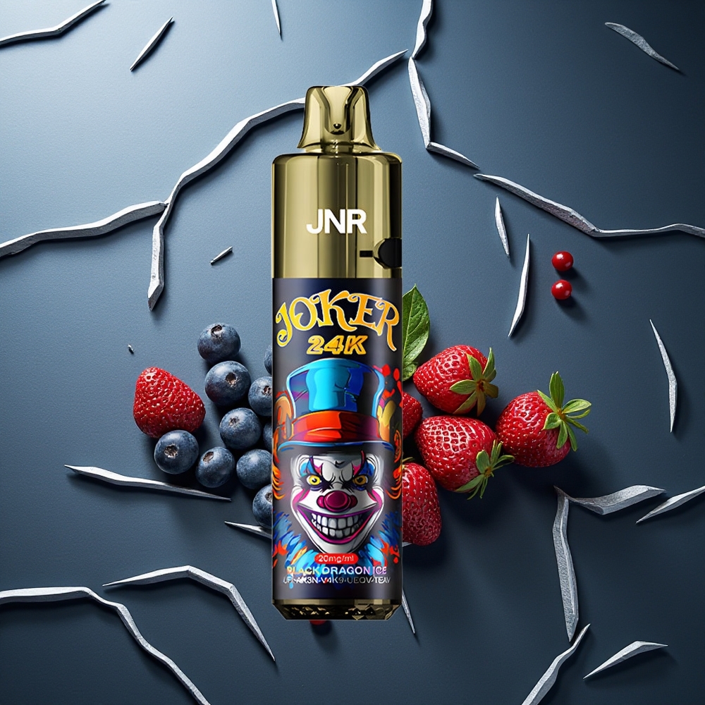 JNR Joker 24000 Puffs Črni Zmaj Led Kombinacija Refillable Pod