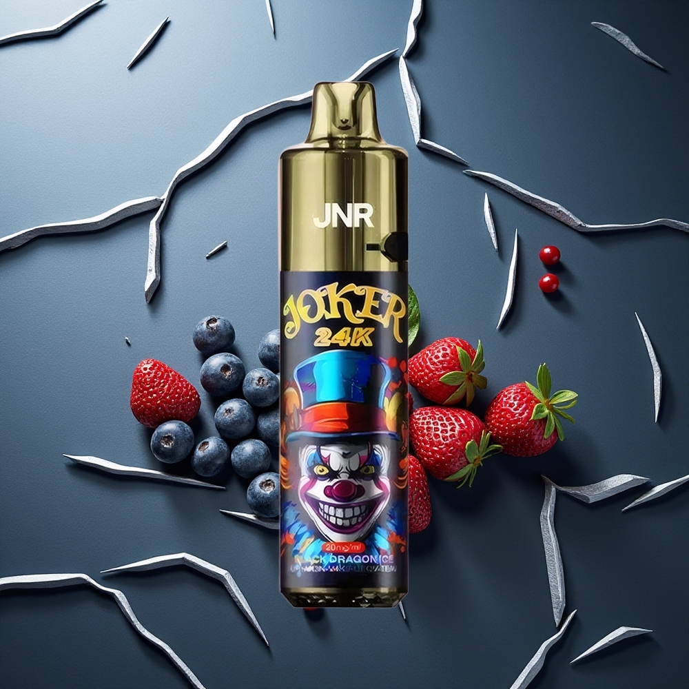 JNR Joker 24000 Puffs Črni Zmaj Led Kombinacija Refillable Pod