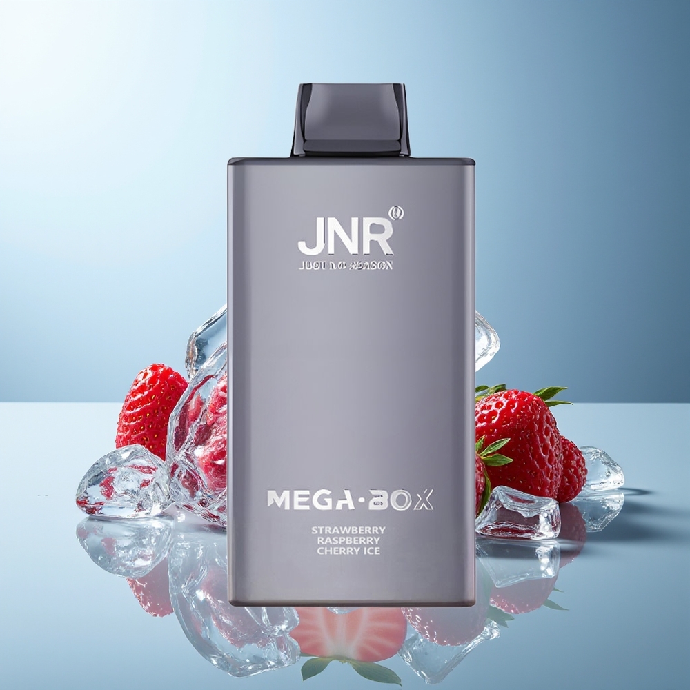 JNR Mega Box 25000 Puffov Dispozabilna Vapa Jagoda Malina Češnja Led