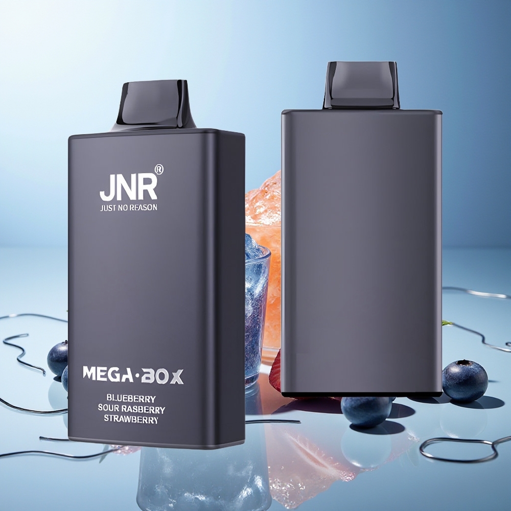 JNR Mega Box 25000 Puffov Dispozabilni Vape Borovnica Kisla Malina Jagoda 30ml