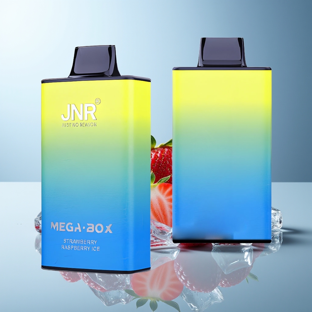JNR Mega Box 25000 Puffov Dispozabilni Vape Jagoda Malina Led