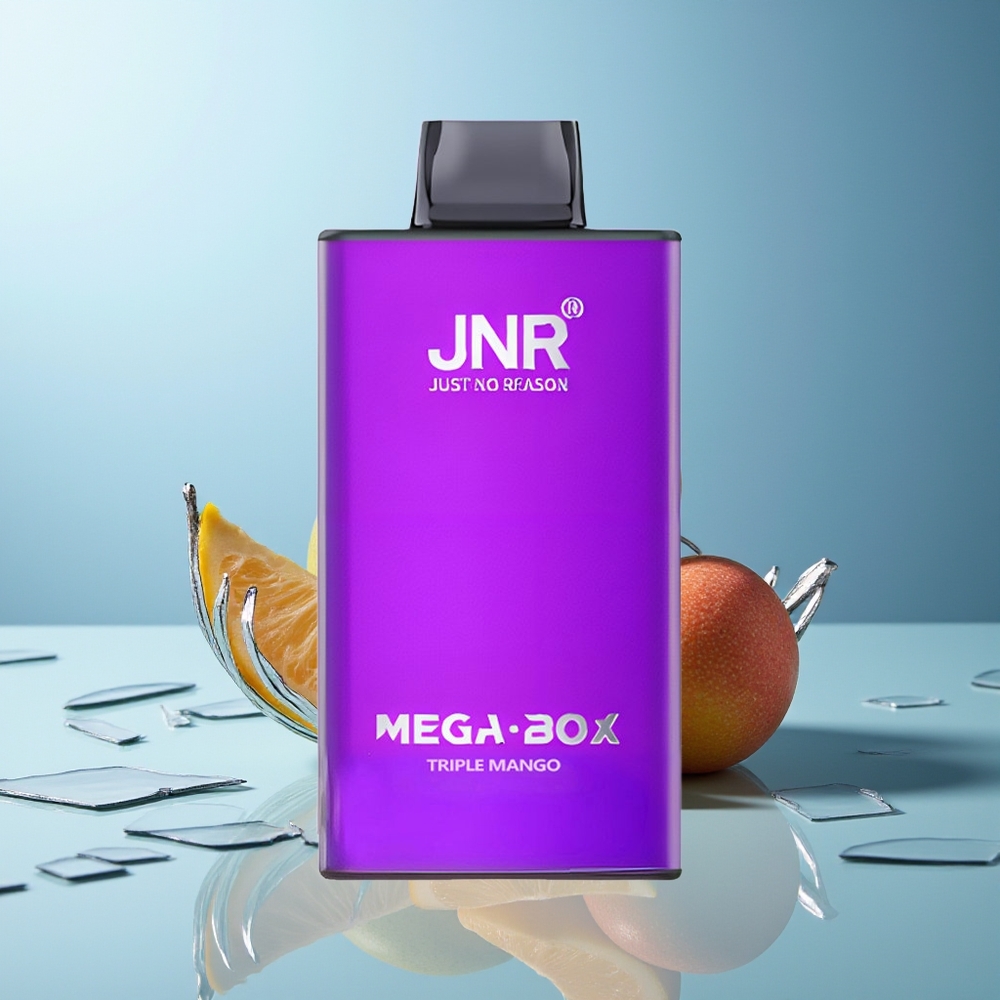 JNR Mega Box 25000 Puffs Trojni Mango Dispozabilni Vape