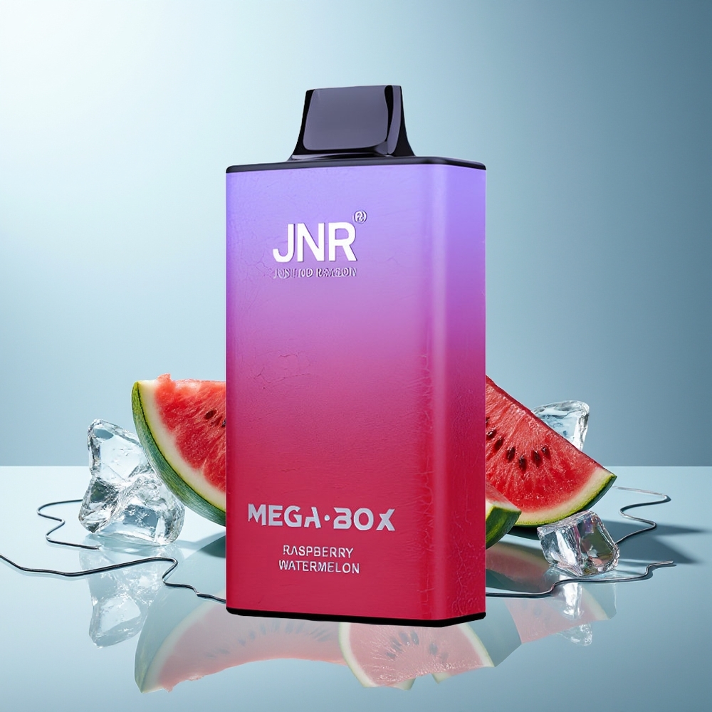 JNR Mega Box 25000 Pufi Dispozabilna Vapa Malina Lubenica Tip-C Hitro Polnjenje