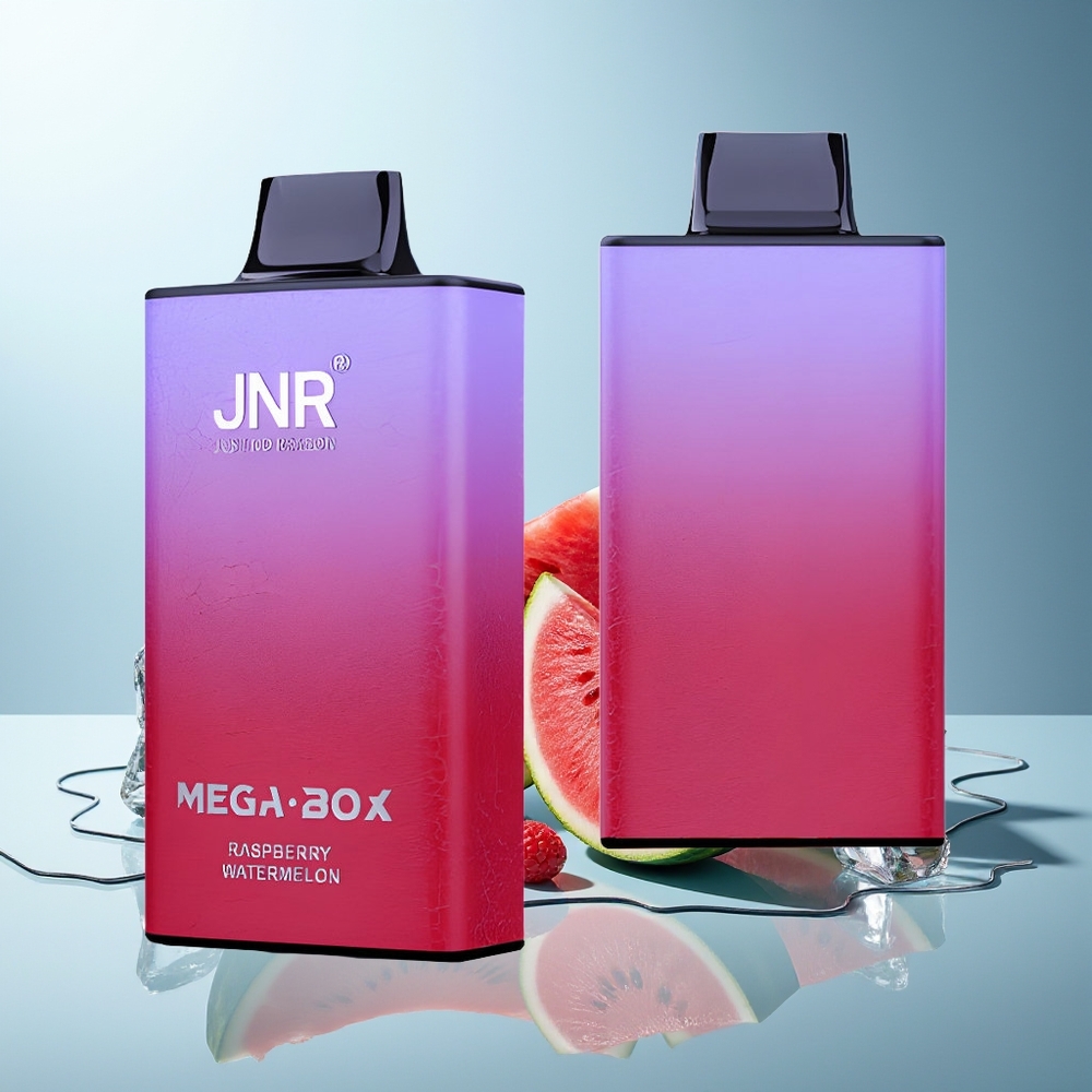 JNR Mega Box 25000 Pufi Dispozabilna Vapa Malina Lubenica Tip-C Hitro Polnjenje