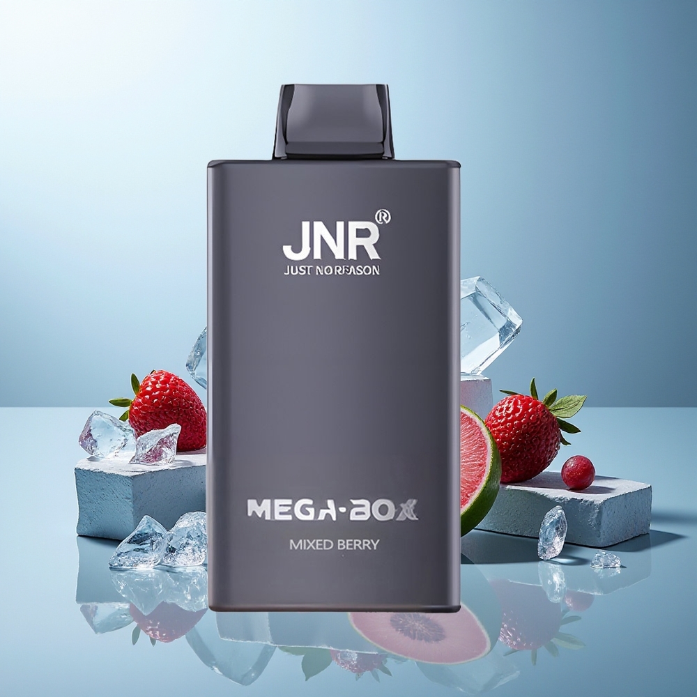 JNR Mega Box 25000 Pufi Dispozabilni Vape Mešane Jagode 30ml