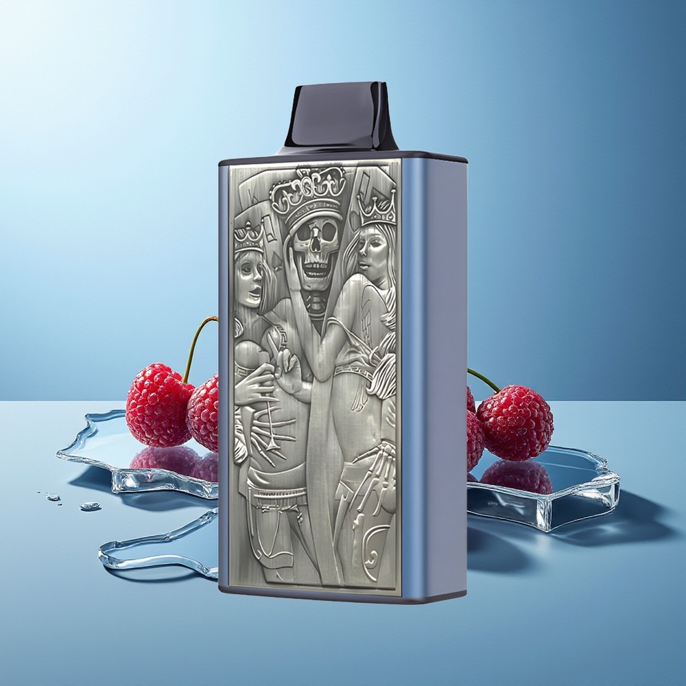 JNR Mega Box 25000 Pufi Dispozabilni Vape Modra Malina Češnja 30ml