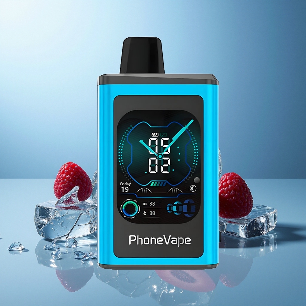 JNR PhoneVape 30000 potegov Enkratna Vap Modra Jagoda Led + Turbo Način