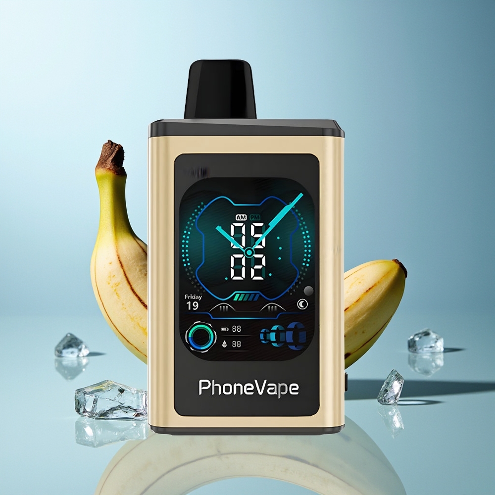 JNR PhoneVape 30000 pufov Enkratna Vape Bananina Ledena Turbo Način