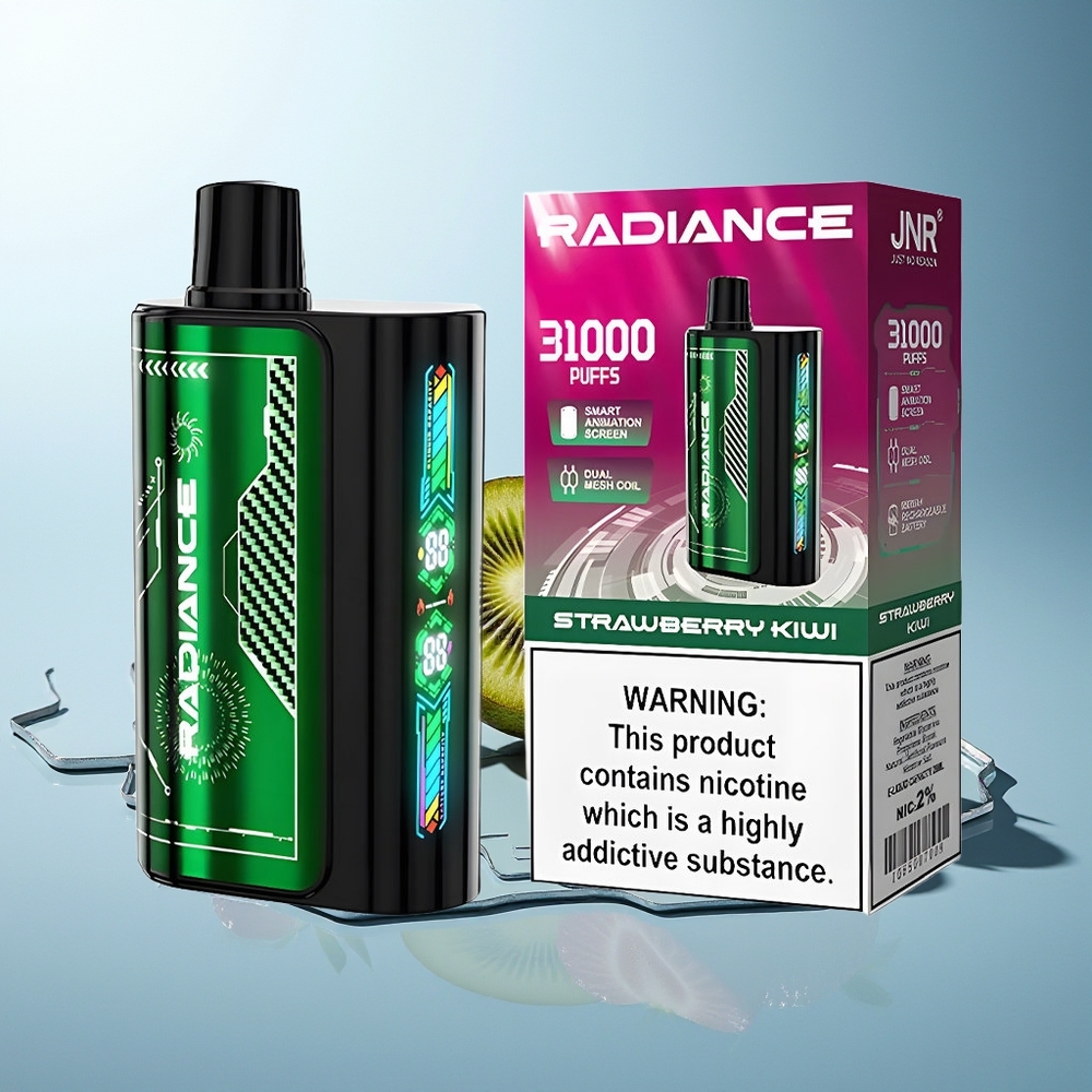 JNR Radiance 31000 Pih Strawberry Kiwi Dual Mesh Coil