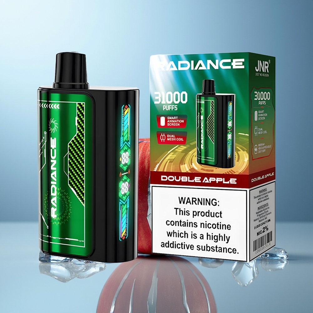 JNR Radiance 31000 Puffov Dvojno Jabolko Dispozabilni Vape 950 mAh