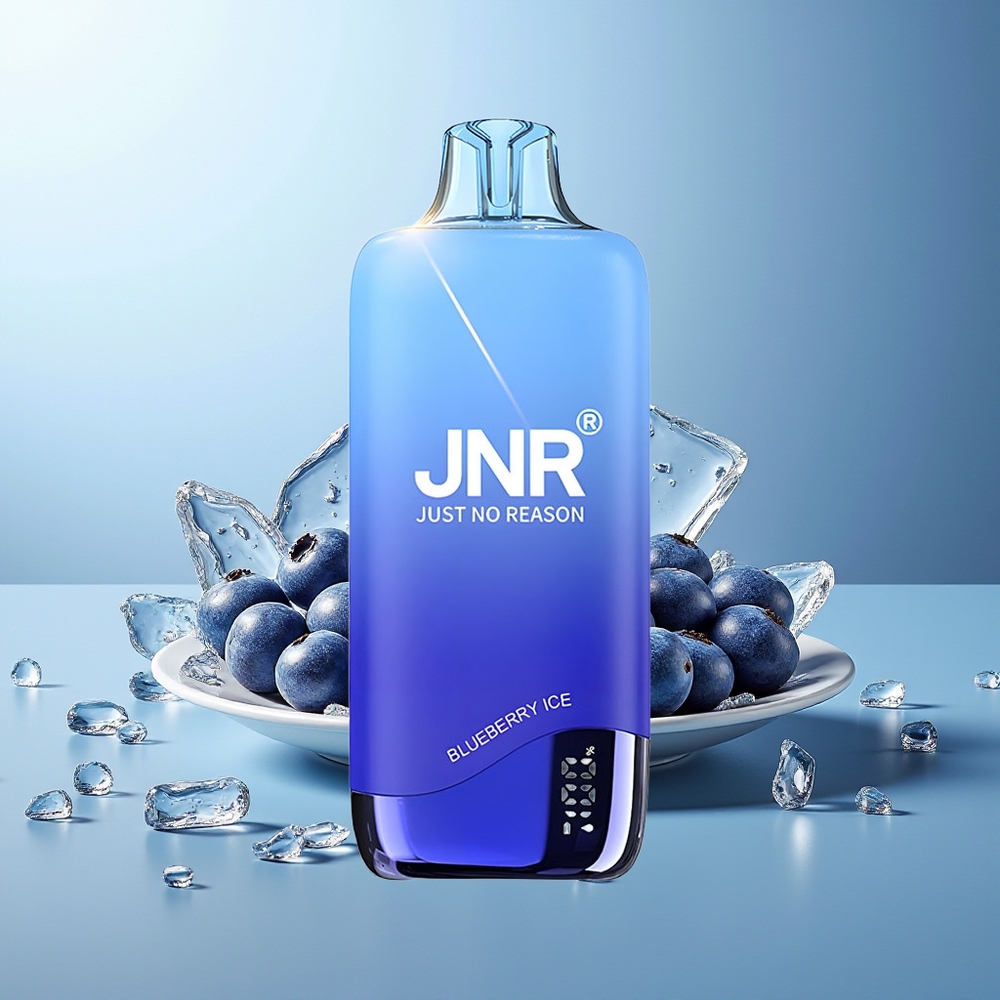 JNR Rainbow 10500 Puffov E-kapljica Borovnica Led + 18ml