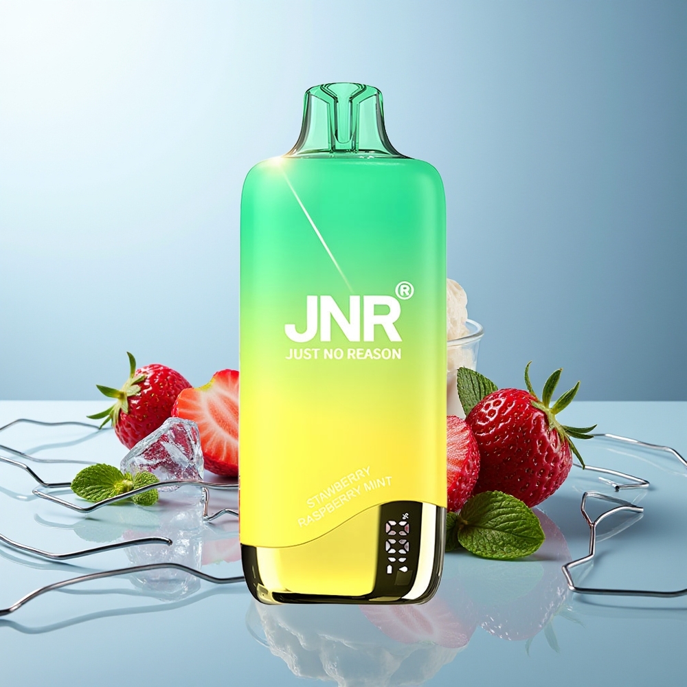 JNR Rainbow 10500 Puffs Različica Jagoda Malina Meta 08ohm Mesh Coil