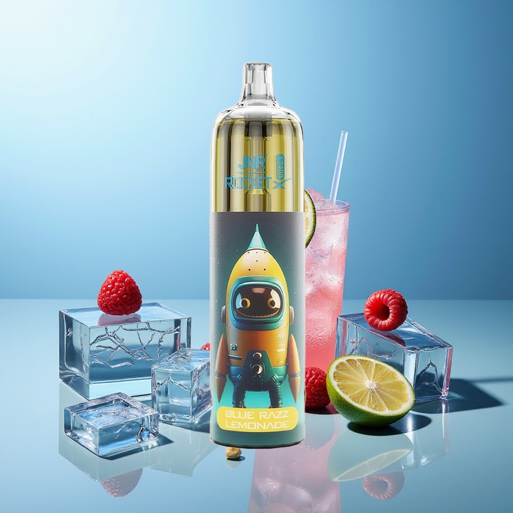 JNR Rocket-X 12400 Puf Modra Malina Limonada 25ml