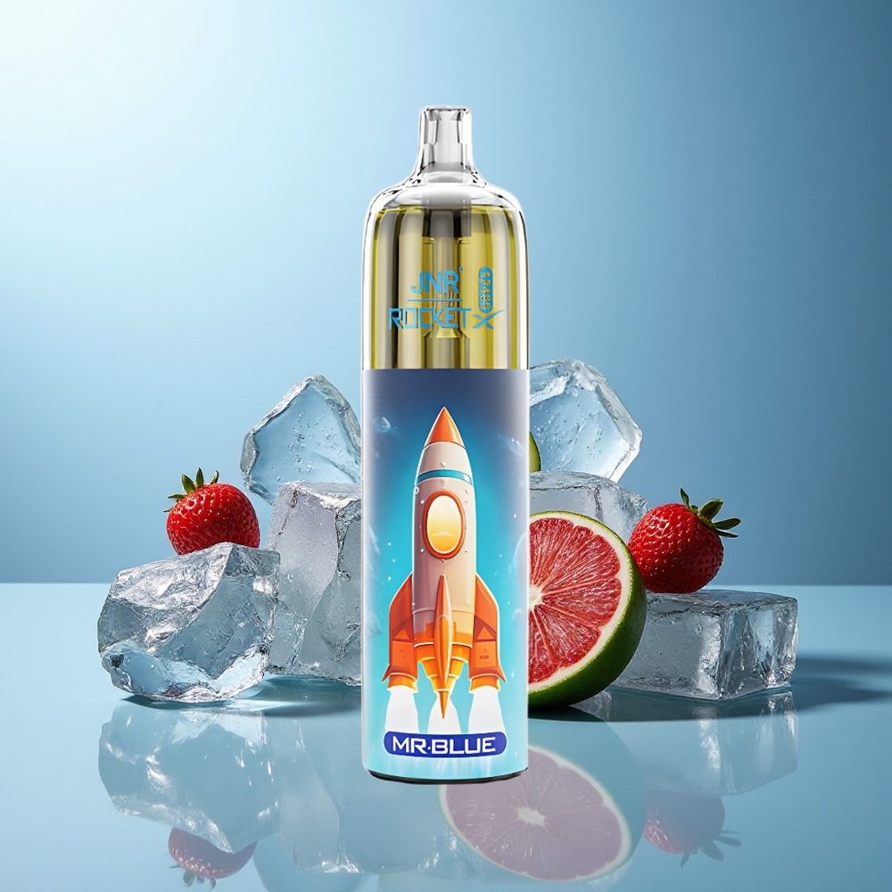 JNR Rocket-X 12400 Puffov Dispozabilni Vape Gospod Modri z 25ml e-Liquid Capacity