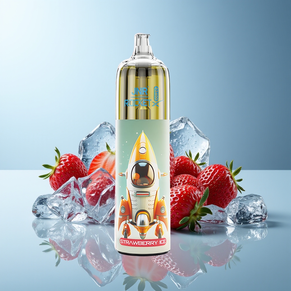 JNR Rocket-X 12400 Pufi Dispozabilni Vape Jagoda Led RGB luči