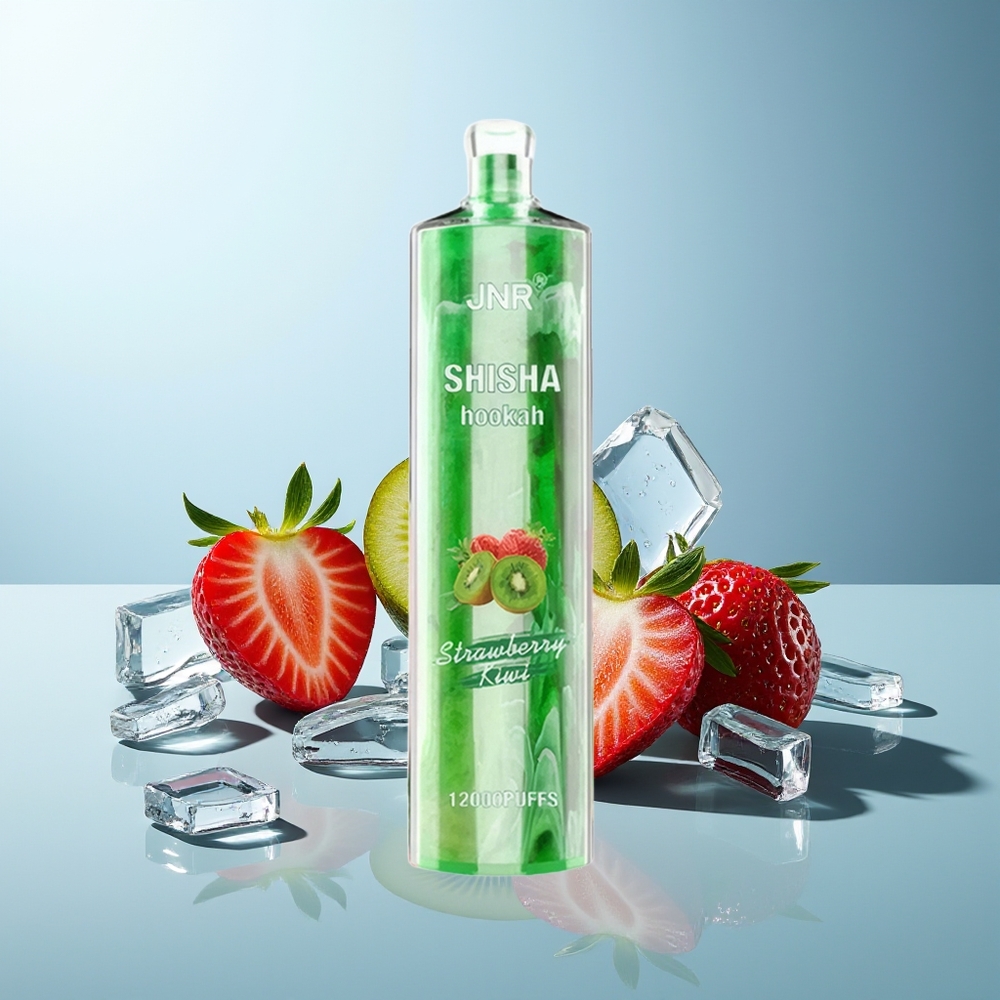 JNR Shisha Hookah 12000 Pufi Jagoda Kivi Type-C hitro polnjenje