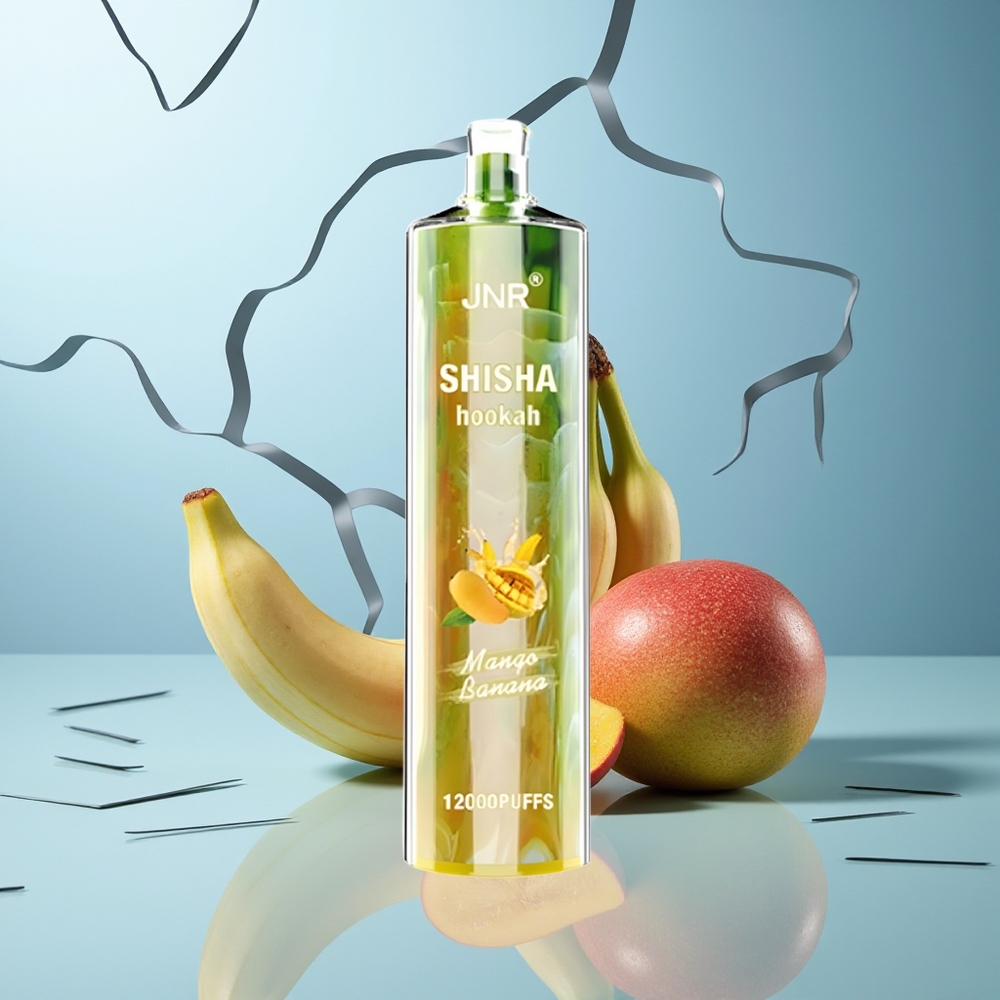 JNR Shisha Hookah 12000 Pufov Mango Banana Dispozabilni Vape