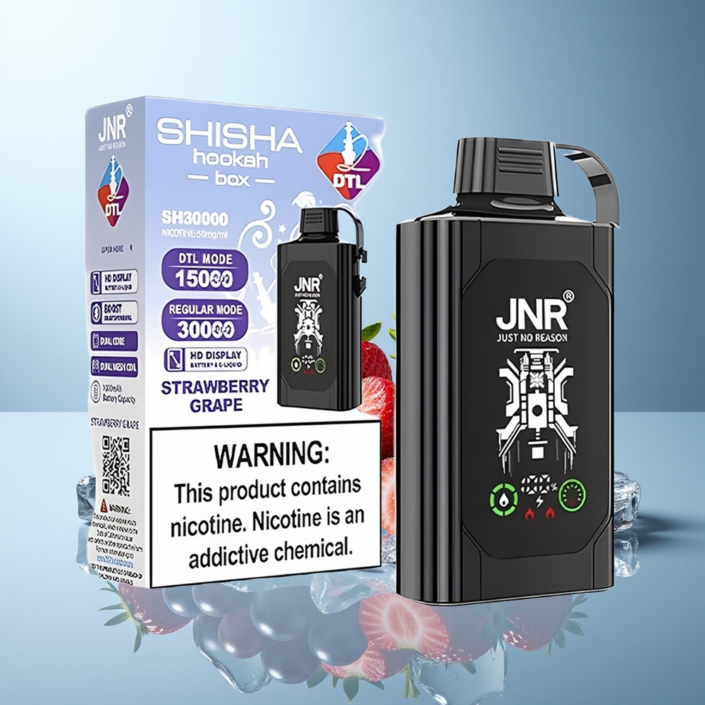 JNR Shisha Hookah Box 20500 Pufi Jagoda Grozdje Dual Mesh Coil