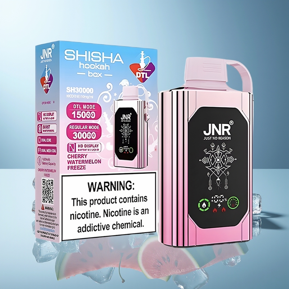 JNR Shisha Hookah Box 20500 Pufi Češnja Lubenica Zamrzovanje