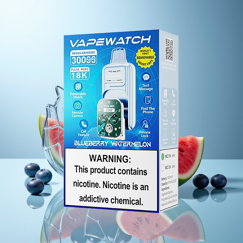 JNR VapeWatch 30000 Pofov Borovnica Lubenica Dual Mesh Coil