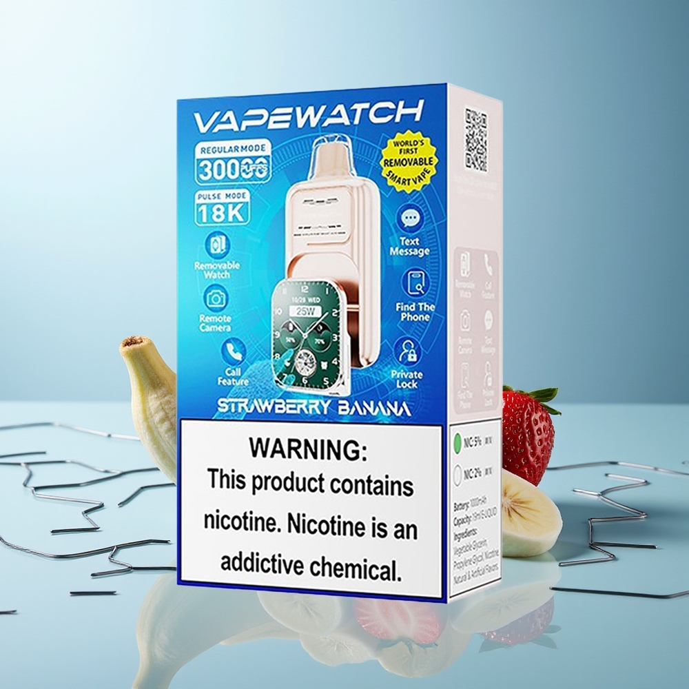 JNR VapeWatch 30000 Pofov Jagoda Banana Dual Mesh Coil