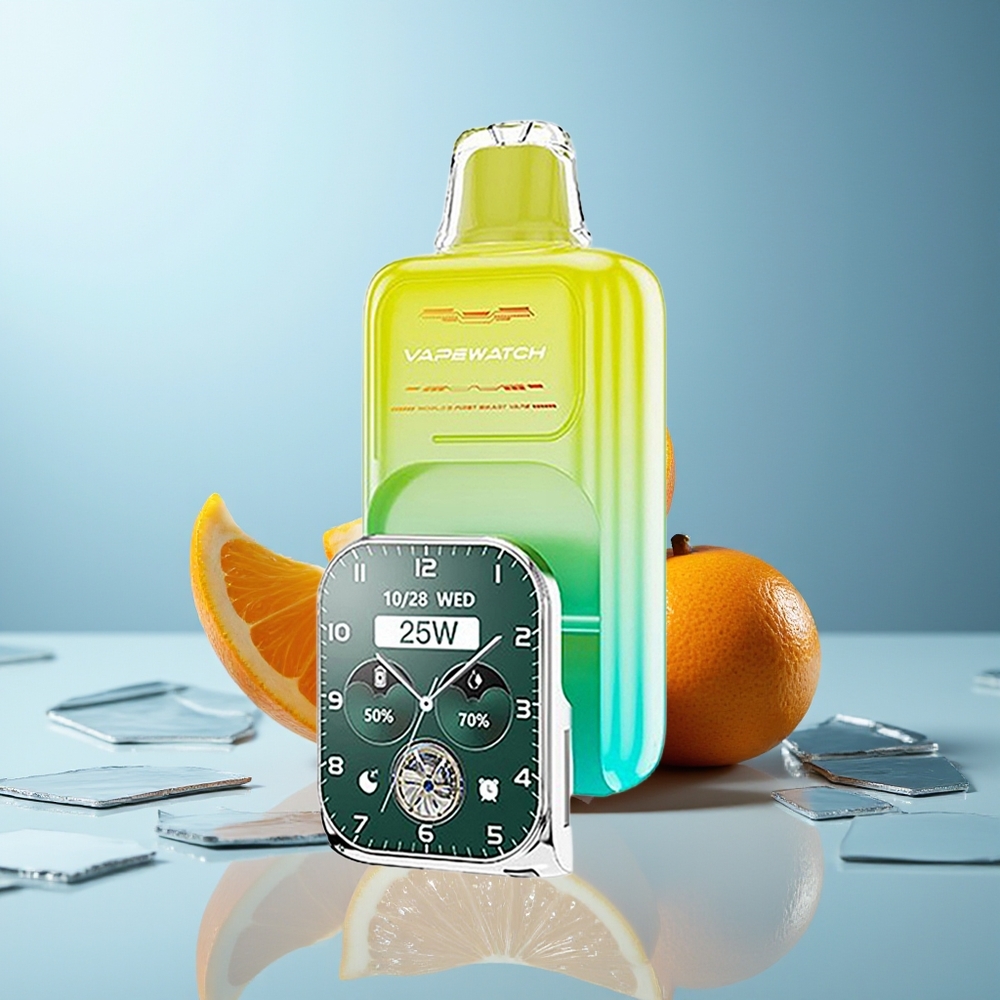JNR VapeWatch 30000 Pofov Oranžno Mango Dual Mesh Coil